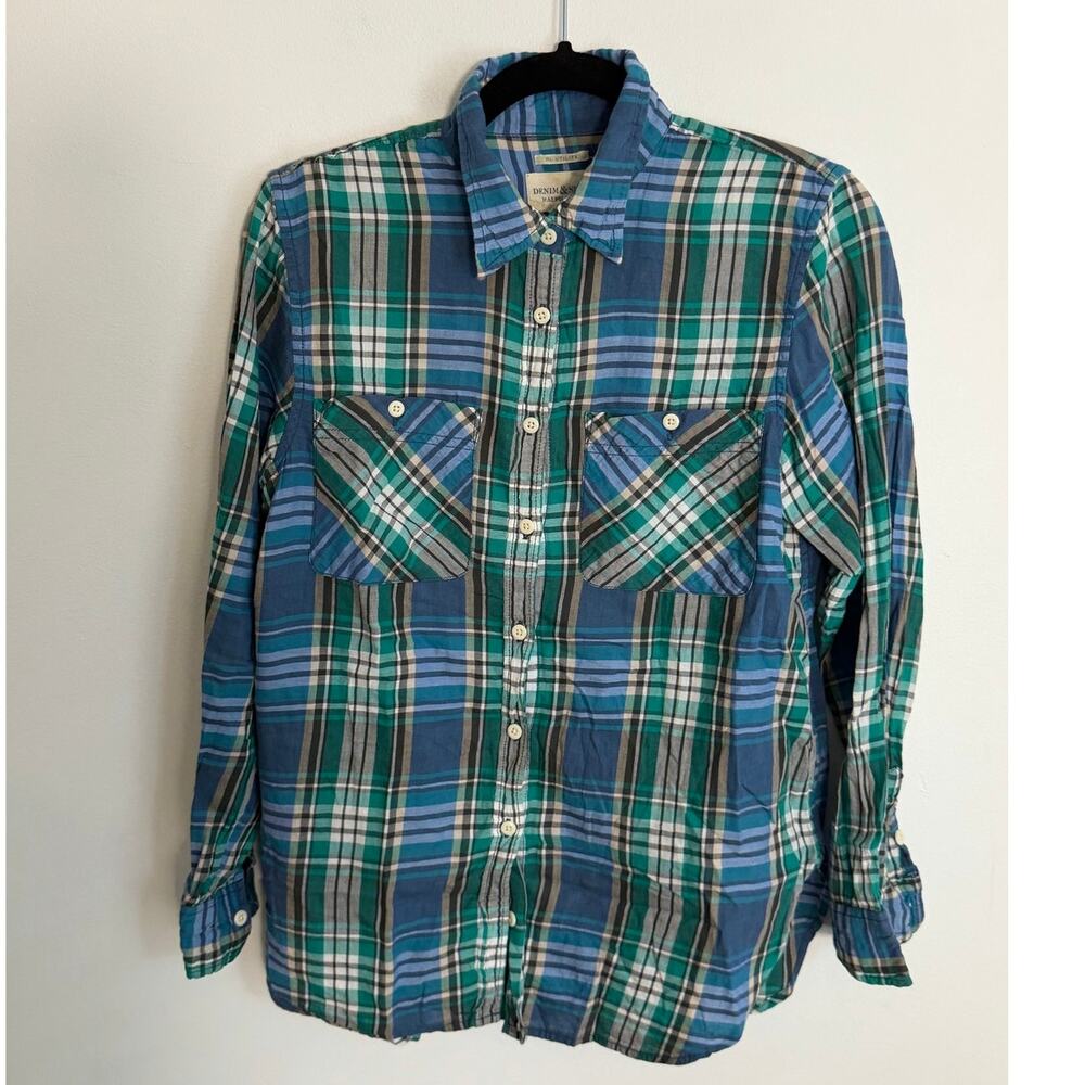 Denim & Supply Ralph Lauren Plaid Flannel Workshirt size medium